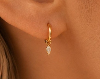 Sierlijke strass oorbellen, minimalistische oorknopjes, goudzilveren kristallen oorbellen, kleine glitteroorbellen, dagelijks sieraden cadeau voor haar