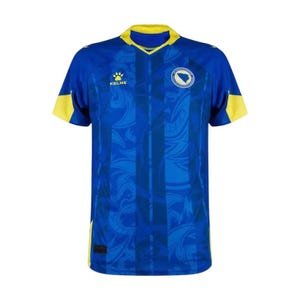 Bosnien och Hercegovinas hemmatröja i fotboll 2026 – Blå fotbollsfantröja, present till honom