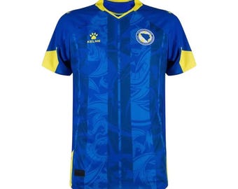 Bosnien und Herzegowina Fußball Heimtrikot 2026 - Blaues Fußball Fan Shirt für Ihn