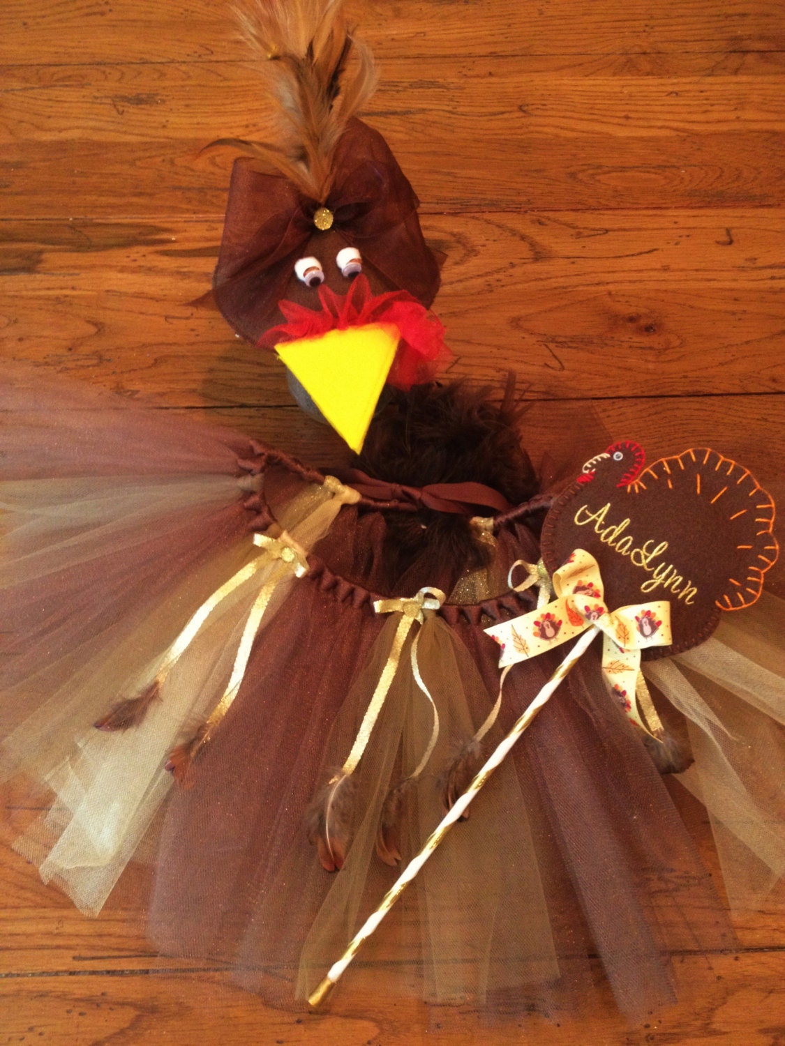 Turkey Costume Set Etsy