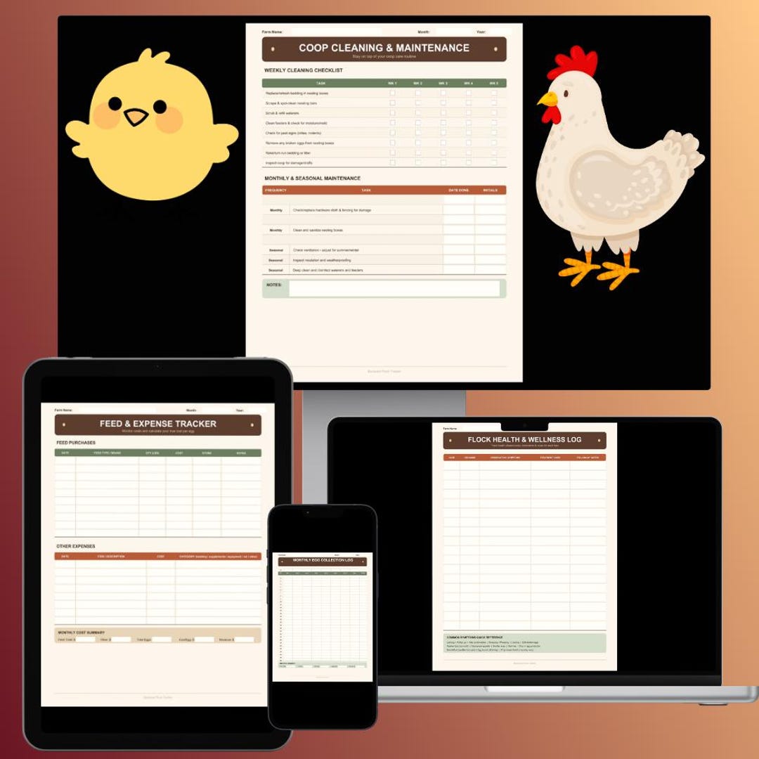 Backyard Chicken Tracker! - Etsy