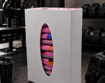 Proteinriegel Aufbewahrung Fitness Organizer aus PLA Snackspender für Gym Küche More Bars Halter in Wunschfarbe erhältlich
