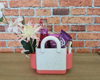 Mini handbag organizer – 3D printed bag for desk & decoration – gift idea in various colors – PLA