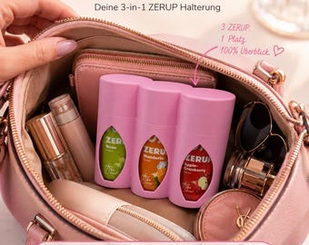 3er ZERUP Halter fuer Handtasche Kosmetik Organizer Beauty Aufbewahrung Ordnungssystem Geschenk fuer Frauen PLA
