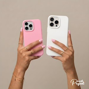 Liquid Silicone Phone Case, Soft Silicone iPhone Case, Matte Phone Case, Soft Protective Cover, Case For iPhone 17, 16, 15, 14 Pro Max