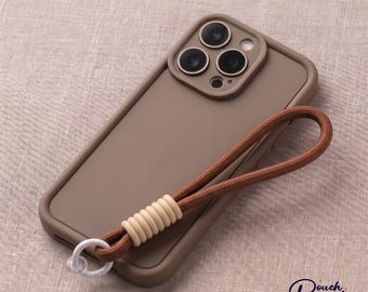 Funda para teléfono con cordón, correa de muñeca a prueba de golpes para iPhone 17-14 Pro Max