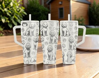 Goldendoodle BrüMate Era Tumbler - 20oz 32oz 40oz - Hundeliebhaber Wasserflasche - Goldendoodle Mom Geschenk