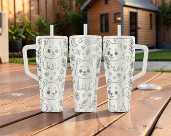 Shiba Inu BrüMate Era Tumbler – 20oz 32oz 40oz – Shiba Dog Water Bottle – Dog Lover Gift Idea