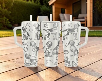 Englisch Pointer BrüMate Era Trinkflasche - 20oz 32oz 40oz - Jagdhund Wasserflasche - Geschenk für Hundeliebhaber
