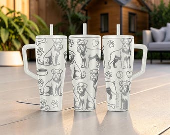 Zwergschnauzer BrüMate Era Becher - 20oz 32oz 40oz - Schnauzer Hundetasse - Geschenk für Hundeliebhaber