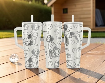 Dalmatiner BrüMate Era Tumbler - 20oz 32oz 40oz - Hundeliebhaber Wasserflasche - Dalmatiner Mom Geschenk
