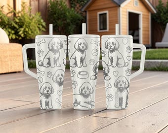 Cockapoo BrüMate Era Tumbler - 20oz 32oz 40oz - Hundeliebhaber Wasserflasche - Cockapoo Mom Geschenk
