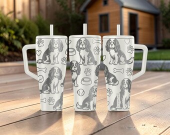 Cavalier King Charles Spaniel BrüMate Era Tumbler - 20oz 32oz 40oz - Spaniel Wasserflasche - Hundeliebhaber Geschenk