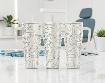 Zahnarzt BrüMate Era Tumbler - 20oz 32oz 40oz - Professionelle Wasserflasche für Zahnärzte - Geschenkidee für Zahnärzte