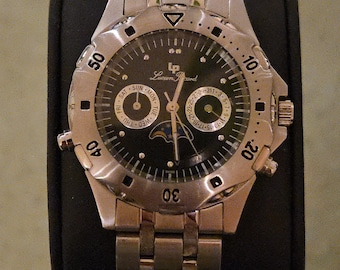 Lucien Piccard Men's Swiss Multi Function Sports Watch, Model 26421BK