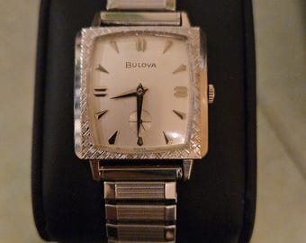 Orologio da polso vintage Bulova Senator "G" del 1964, raro.
