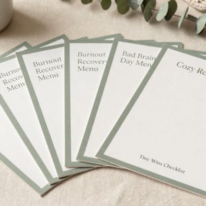 Executive Dysfunction Menu | ADHD Printable | Dopamine Menu | Neurodivergent Self Care | Digital Download PDF