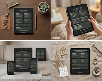 Minimum Viable Day Planner Printable | ADHD Daily Planner | Minimalist Black | Low Energy Routine Tracker | Instant Download PDF