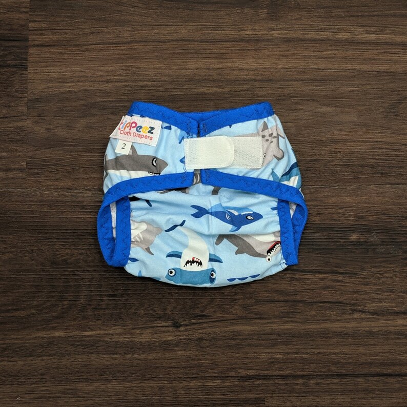 Hippeez Custom Reusable Cloth Swim Diaper Your choice of print and closure image 9