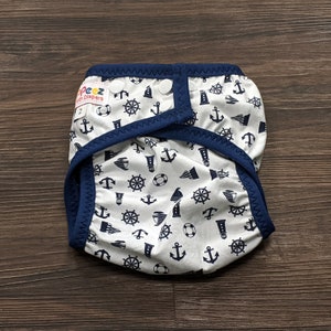 Hippeez Custom Reusable Cloth Swim Diaper Your choice of print and closure image 1