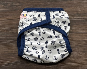 Hippeez Custom Reusable Cloth Swim Diaper - Your choice of print and closure!