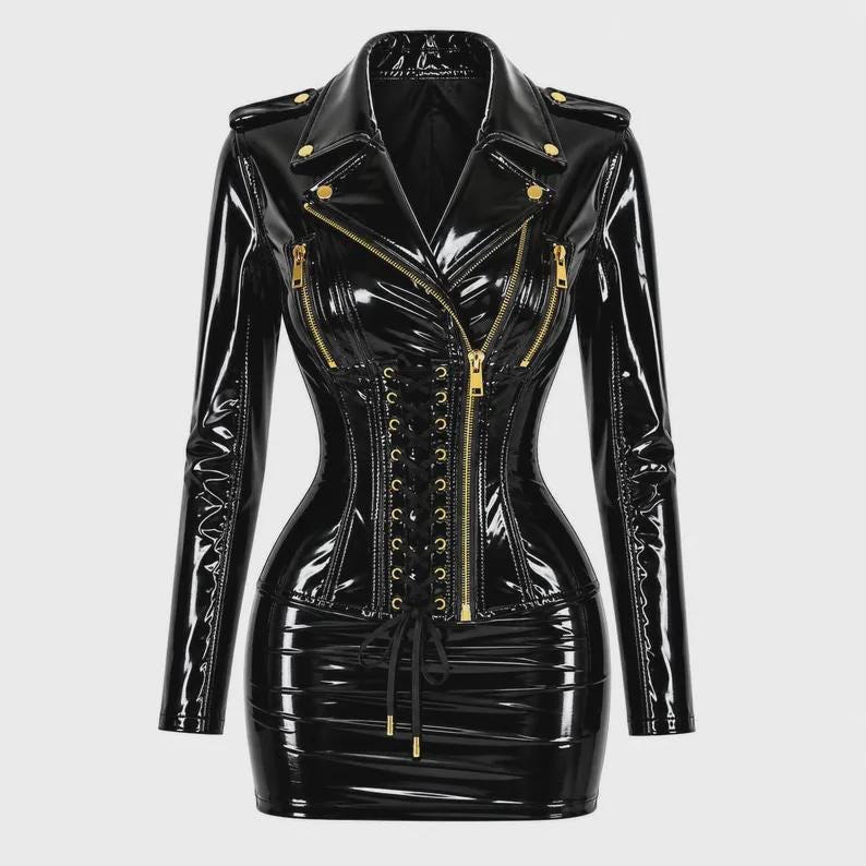 Pvc Corset Dress