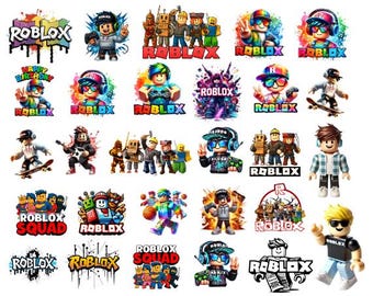 Roblox PNG Bundle, Roblox PNG Files, Gaming PNG for T-Shirt Mug Cup, Roblox Girls Png, Roblox Boy Png, Roblox Clipart, Gaming Png Design