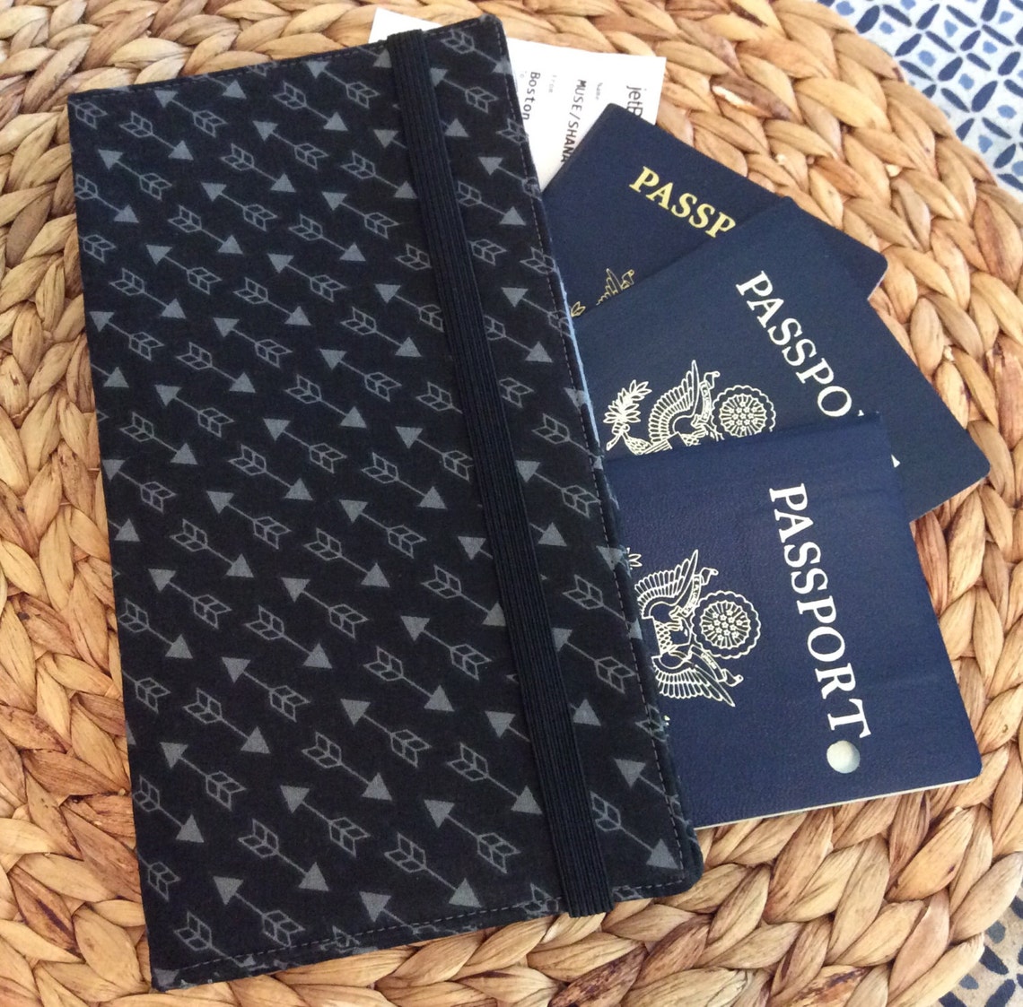 Family Passport Holder Arrow Cruise Passport Cover Holds 4 Etsy