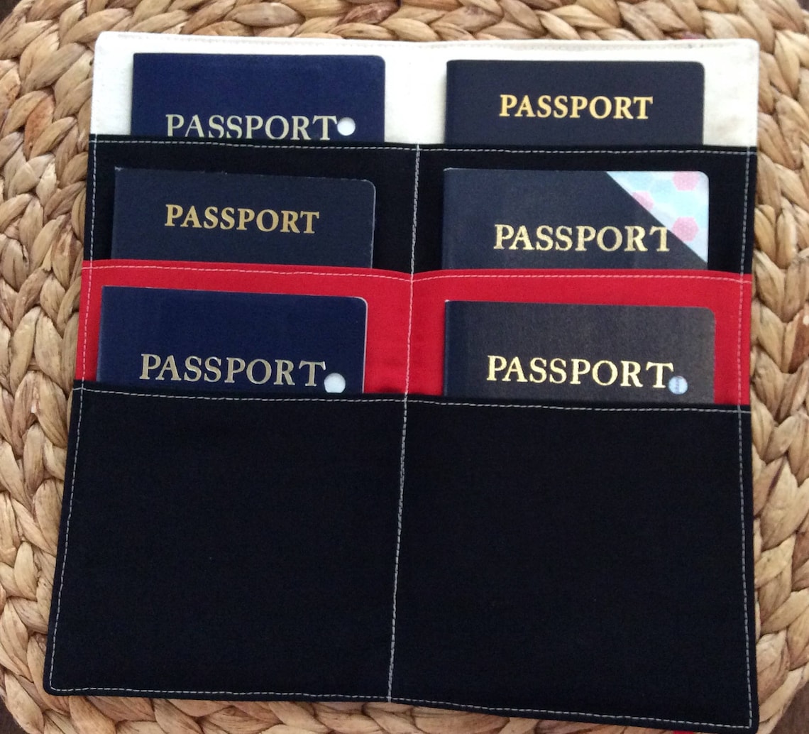 Disney Passport Holder Family Passport Cover 2 4 6 8 Etsy