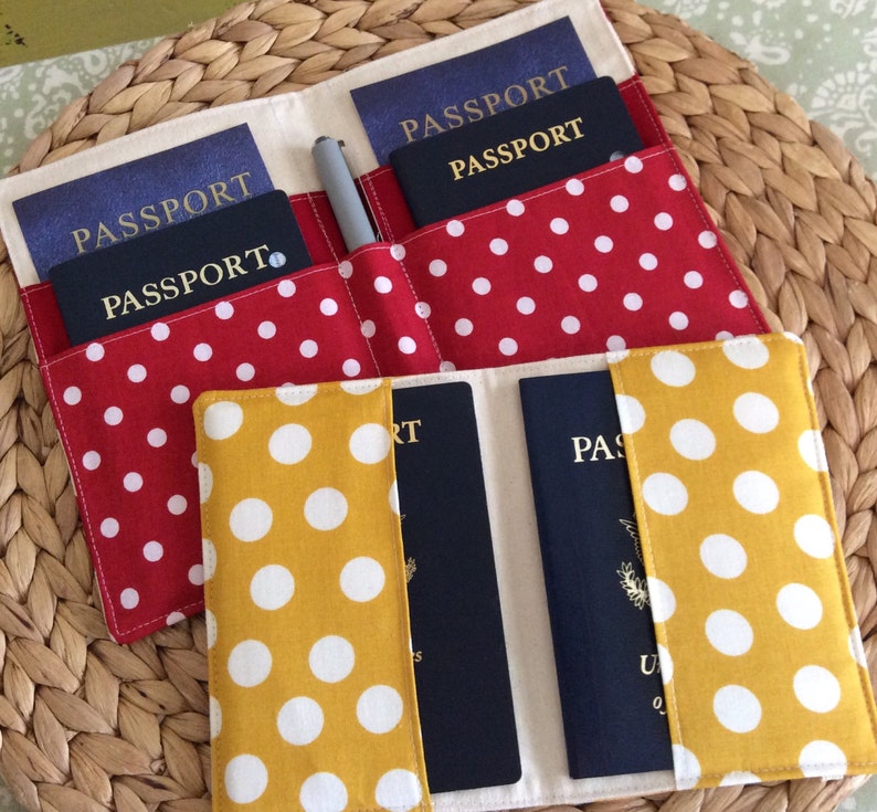 Family Passport Holder Holds 2 4 6 8 10 Passports APO Etsy