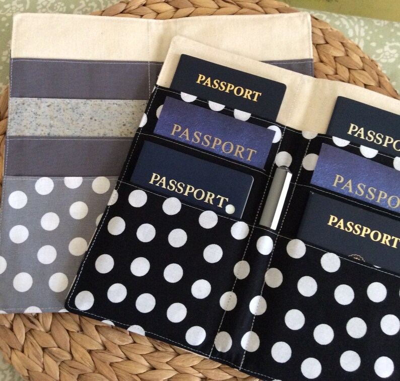 Family Passport Holder Holds 2 4 6 8 10 Passports APO Etsy