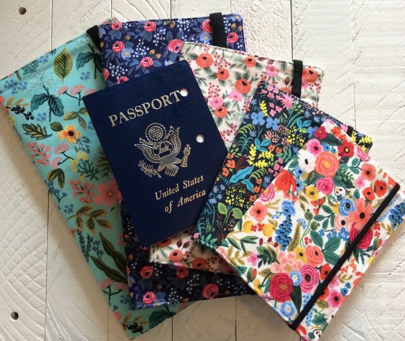 Rifle Paper Co Family Passport Holder Holds 2 4 6 8 Etsy