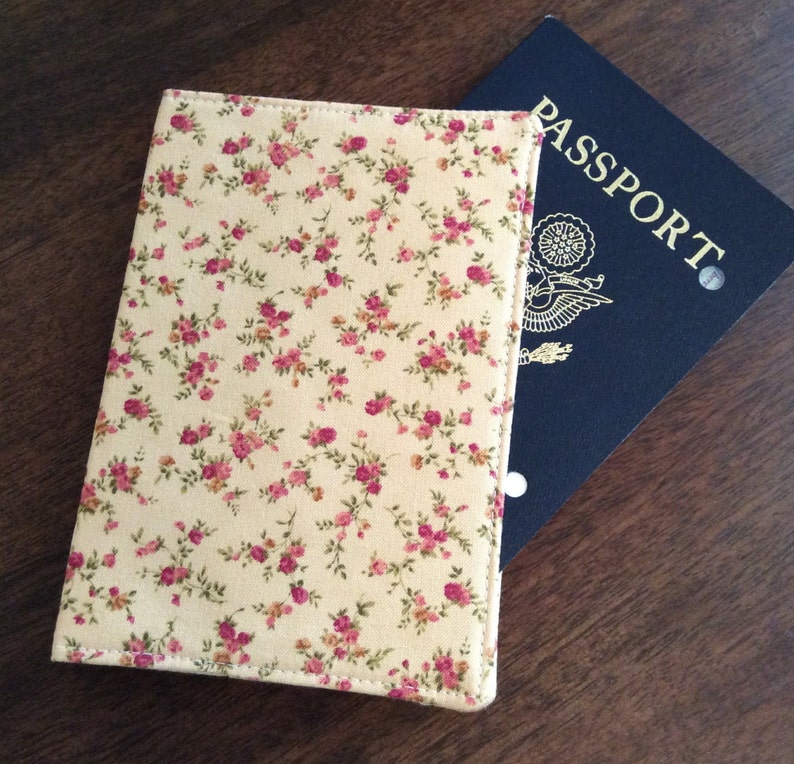 Floral Passport Cover Fabric Passport Holder International Etsy