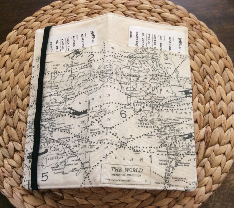 CUSTOM Boarding Passport Holder, Holds 6 8 Passports, APO Address, International Travel