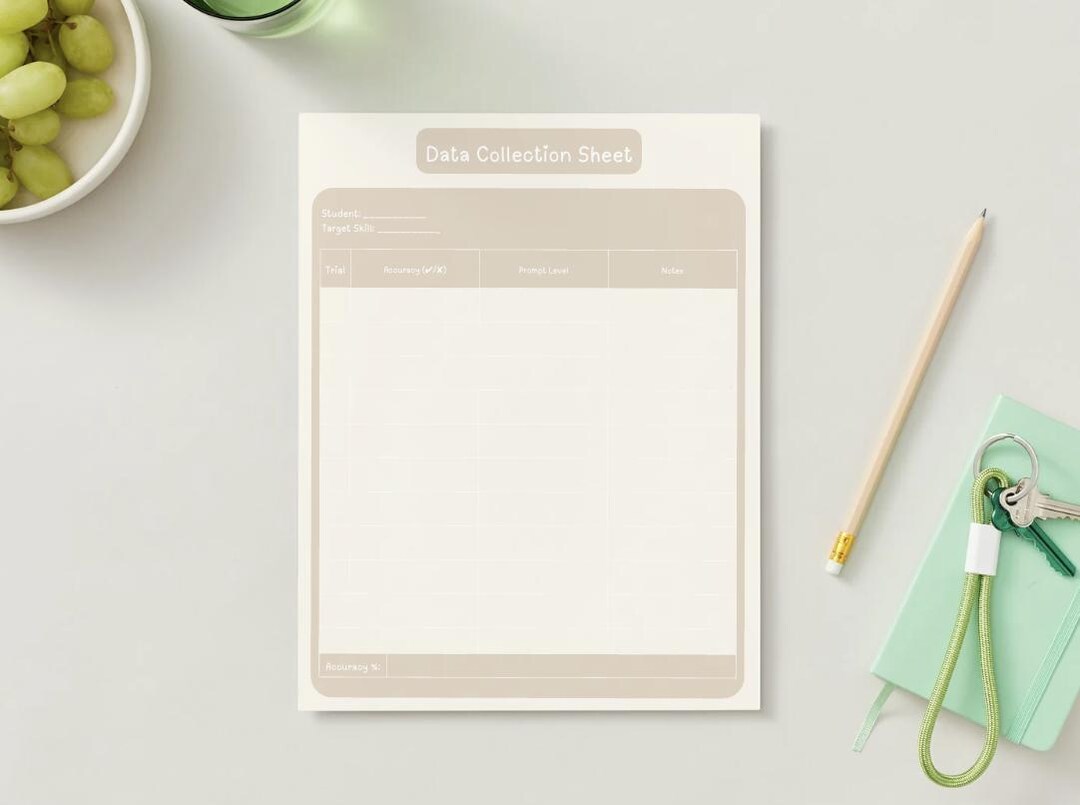 SLP Data Collection Sheet | Speech Therapy Trial Tracking Form ...