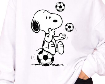 Snoopy Soccer Design PNG, Worldcup 2026 Graphic (Digital Download)