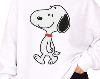 Snoopy Walking PNG Design, Funny Peanuts Graphic (Digital Download)