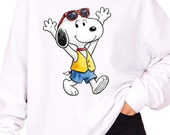 Snoopy Peanuts Watercolor Shirt Design (Digital Download)