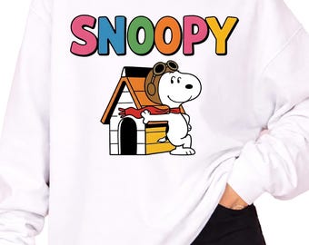 Snoopy Peanuts PNG Design, T-Shirt Graphic (Digital Download)