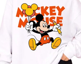 Mickey Mouse design png, Mickey Shirt Design png, Retro Mickey, Digital Download