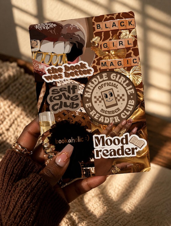 Black Girl Magic Kindle Insert | Brown E-Reader (Digital Download)