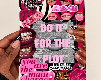 For The Plot Kindle Insert | Kindle Girl (Digital Download)