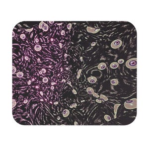 Abstract Purple Eye Swirl Mouse Pad | Original Digital Art