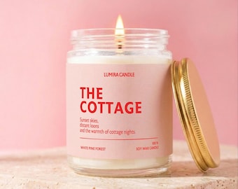 The Cottage Candle Inspired by Heated Rivalry, Hockey Romance Book Candles, Bookish Gifts for Romance Readers, Gifts for Hockey Romance Book