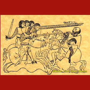 13th Century Cavalry Rubber Stamp