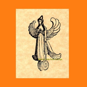 Goddess Astarte Rubber Stamp image 1