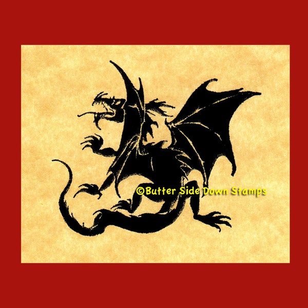 Dragon Stamp Etsy