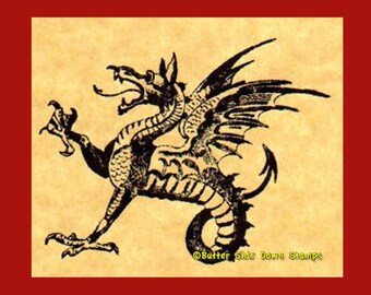 Rubberstempel Wyvern Dragon