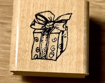 Pre-owned  Christmas Gift Rubber Stamp by Anita’s