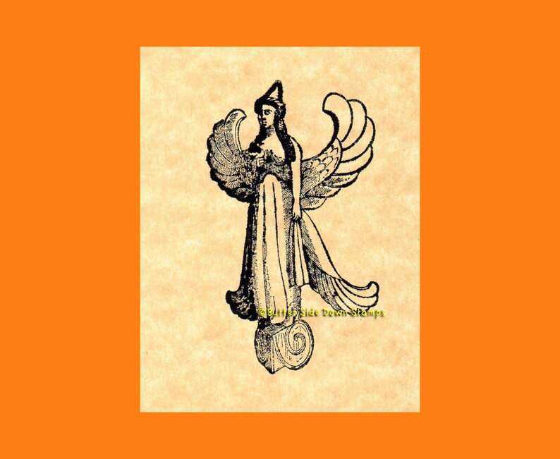 Goddess Astarte Rubber Stamp image 1